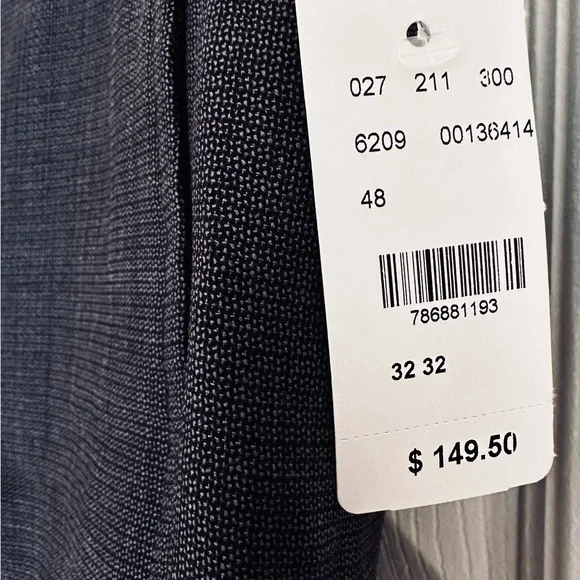 Brooks Brothers Regent fit brand new with tags men’s dress pants 32 x 32 - Picture 2 of 3